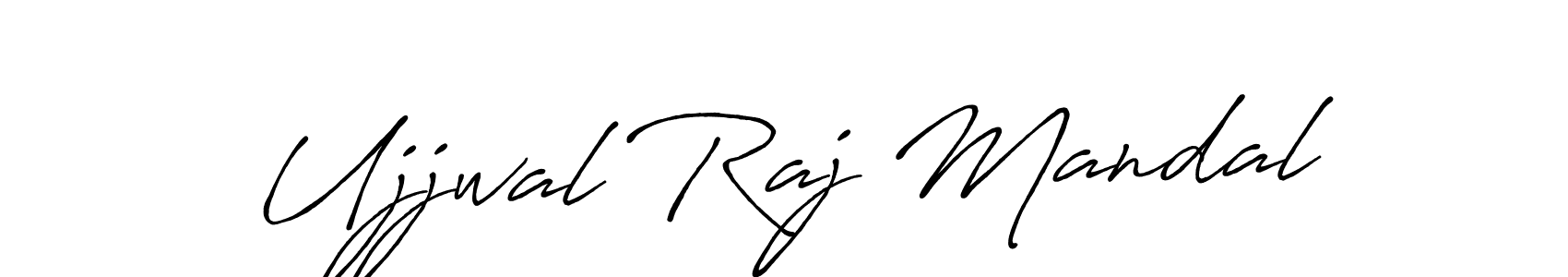 Use a signature maker to create a handwritten signature online. With this signature software, you can design (Antro_Vectra_Bolder) your own signature for name Ujjwal Raj Mandal. Ujjwal Raj Mandal signature style 7 images and pictures png