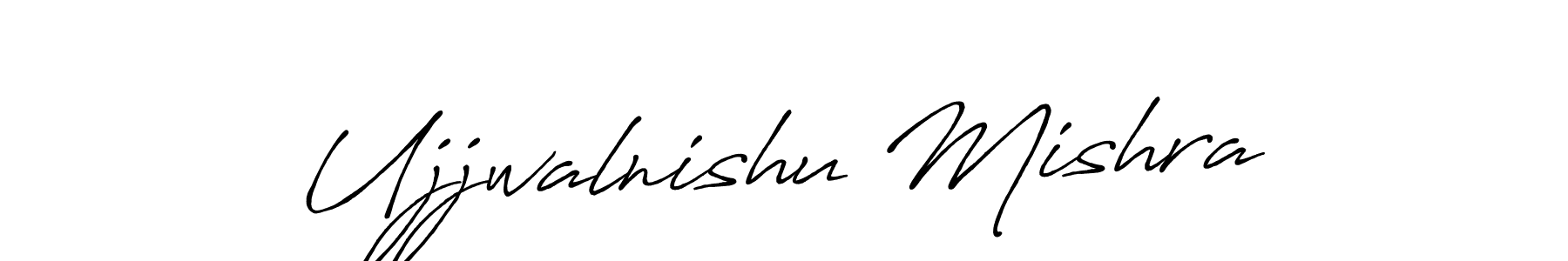 Design your own signature with our free online signature maker. With this signature software, you can create a handwritten (Antro_Vectra_Bolder) signature for name Ujjwalnishu Mishra. Ujjwalnishu Mishra signature style 7 images and pictures png