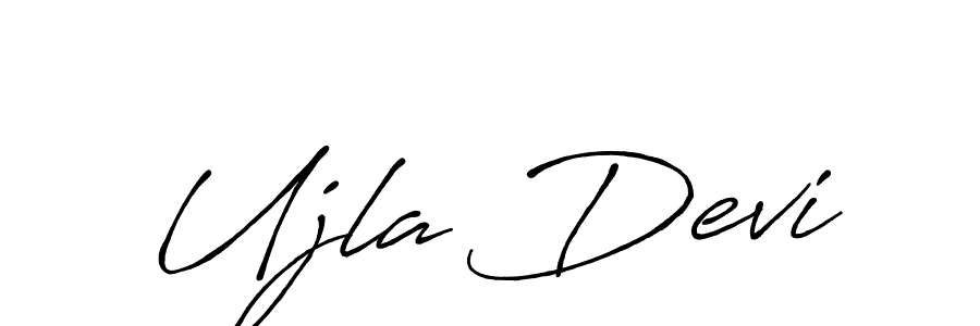 Similarly Antro_Vectra_Bolder is the best handwritten signature design. Signature creator online .You can use it as an online autograph creator for name Ujla Devi. Ujla Devi signature style 7 images and pictures png