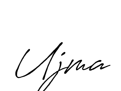 Create a beautiful signature design for name Ujma. With this signature (Antro_Vectra_Bolder) fonts, you can make a handwritten signature for free. Ujma signature style 7 images and pictures png