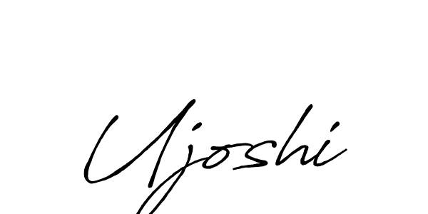 Antro_Vectra_Bolder is a professional signature style that is perfect for those who want to add a touch of class to their signature. It is also a great choice for those who want to make their signature more unique. Get Ujoshi name to fancy signature for free. Ujoshi signature style 7 images and pictures png