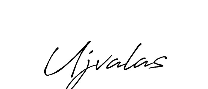 The best way (Antro_Vectra_Bolder) to make a short signature is to pick only two or three words in your name. The name Ujvalas include a total of six letters. For converting this name. Ujvalas signature style 7 images and pictures png