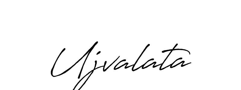 Create a beautiful signature design for name Ujvalata. With this signature (Antro_Vectra_Bolder) fonts, you can make a handwritten signature for free. Ujvalata signature style 7 images and pictures png