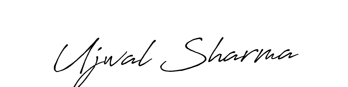 Make a short Ujwal Sharma signature style. Manage your documents anywhere anytime using Antro_Vectra_Bolder. Create and add eSignatures, submit forms, share and send files easily. Ujwal Sharma signature style 7 images and pictures png