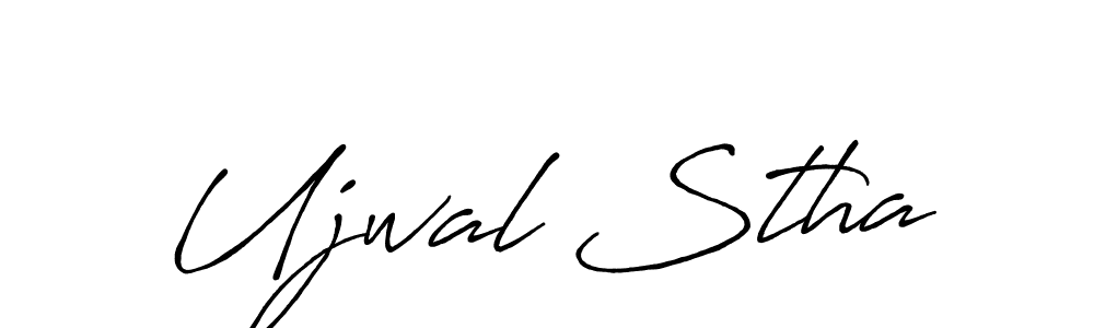 Make a beautiful signature design for name Ujwal Stha. Use this online signature maker to create a handwritten signature for free. Ujwal Stha signature style 7 images and pictures png