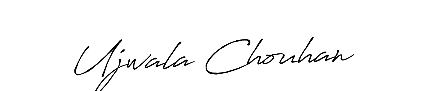 if you are searching for the best signature style for your name Ujwala Chouhan. so please give up your signature search. here we have designed multiple signature styles  using Antro_Vectra_Bolder. Ujwala Chouhan signature style 7 images and pictures png