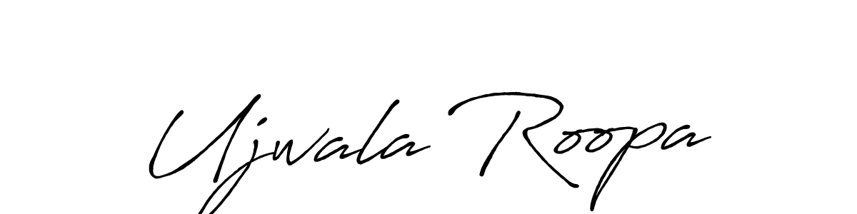 Once you've used our free online signature maker to create your best signature Antro_Vectra_Bolder style, it's time to enjoy all of the benefits that Ujwala Roopa name signing documents. Ujwala Roopa signature style 7 images and pictures png