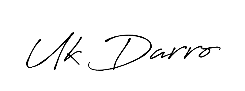 Make a beautiful signature design for name Uk Darro. Use this online signature maker to create a handwritten signature for free. Uk Darro signature style 7 images and pictures png