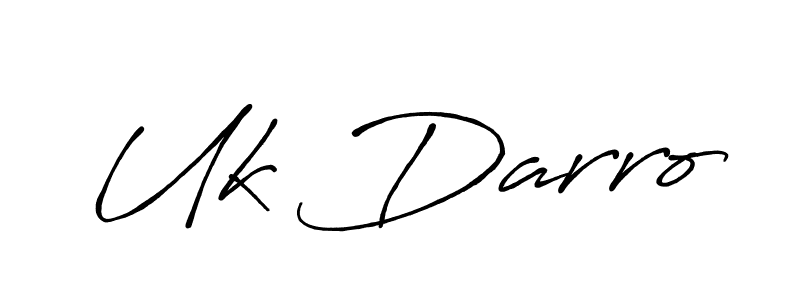 Make a beautiful signature design for name Uk Darro. Use this online signature maker to create a handwritten signature for free. Uk Darro signature style 7 images and pictures png