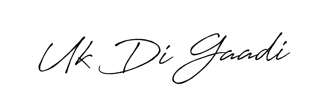 You can use this online signature creator to create a handwritten signature for the name Uk Di Gaadi. This is the best online autograph maker. Uk Di Gaadi signature style 7 images and pictures png