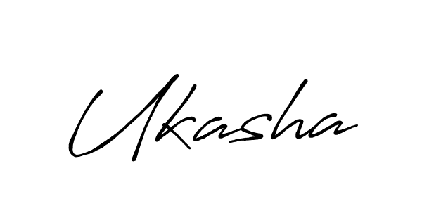 Create a beautiful signature design for name Ukasha. With this signature (Antro_Vectra_Bolder) fonts, you can make a handwritten signature for free. Ukasha signature style 7 images and pictures png