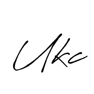 How to Draw Ukc signature style? Antro_Vectra_Bolder is a latest design signature styles for name Ukc. Ukc signature style 7 images and pictures png