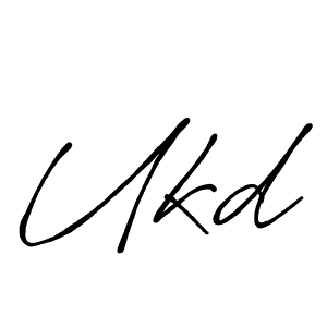 Also we have Ukd name is the best signature style. Create professional handwritten signature collection using Antro_Vectra_Bolder autograph style. Ukd signature style 7 images and pictures png