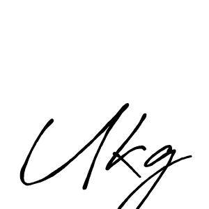 How to make Ukg name signature. Use Antro_Vectra_Bolder style for creating short signs online. This is the latest handwritten sign. Ukg signature style 7 images and pictures png