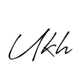 Similarly Antro_Vectra_Bolder is the best handwritten signature design. Signature creator online .You can use it as an online autograph creator for name Ukh. Ukh signature style 7 images and pictures png