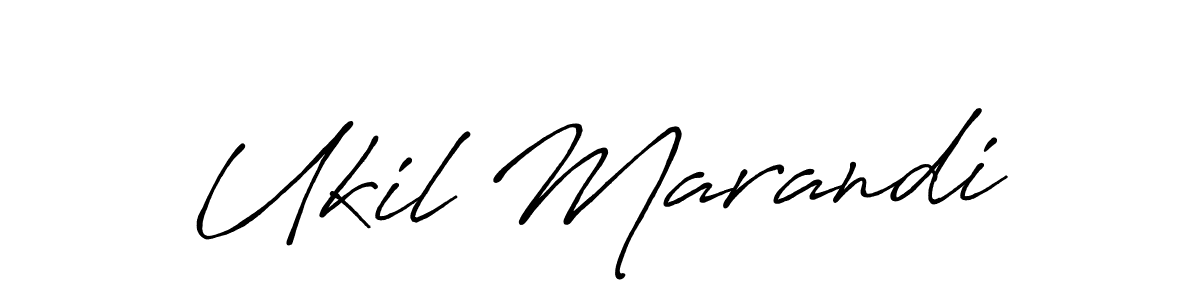 It looks lik you need a new signature style for name Ukil Marandi. Design unique handwritten (Antro_Vectra_Bolder) signature with our free signature maker in just a few clicks. Ukil Marandi signature style 7 images and pictures png