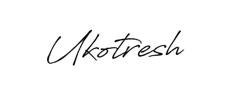 Make a beautiful signature design for name Ukotresh. Use this online signature maker to create a handwritten signature for free. Ukotresh signature style 7 images and pictures png