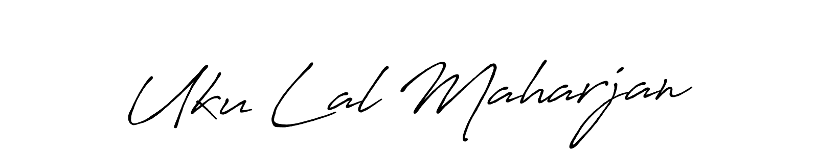 Similarly Antro_Vectra_Bolder is the best handwritten signature design. Signature creator online .You can use it as an online autograph creator for name Uku Lal Maharjan. Uku Lal Maharjan signature style 7 images and pictures png