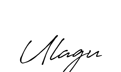 Ulagu stylish signature style. Best Handwritten Sign (Antro_Vectra_Bolder) for my name. Handwritten Signature Collection Ideas for my name Ulagu. Ulagu signature style 7 images and pictures png