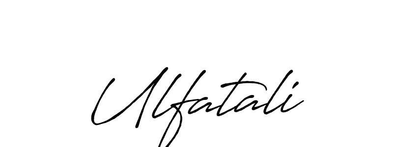 It looks lik you need a new signature style for name Ulfatali. Design unique handwritten (Antro_Vectra_Bolder) signature with our free signature maker in just a few clicks. Ulfatali signature style 7 images and pictures png