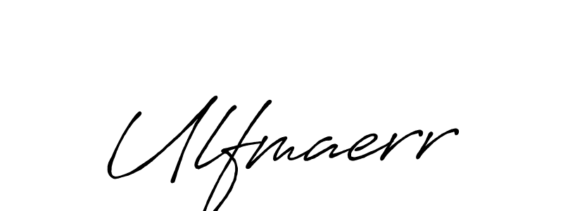 Ulfmaerr stylish signature style. Best Handwritten Sign (Antro_Vectra_Bolder) for my name. Handwritten Signature Collection Ideas for my name Ulfmaerr. Ulfmaerr signature style 7 images and pictures png