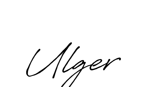 Once you've used our free online signature maker to create your best signature Antro_Vectra_Bolder style, it's time to enjoy all of the benefits that Ulger name signing documents. Ulger signature style 7 images and pictures png