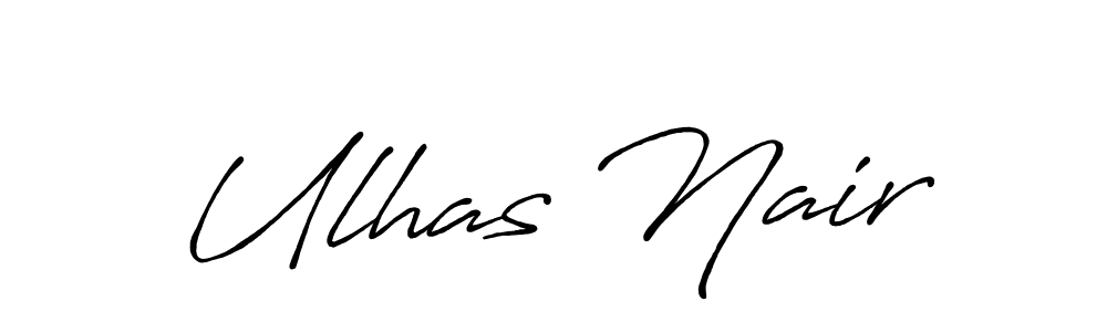 You should practise on your own different ways (Antro_Vectra_Bolder) to write your name (Ulhas Nair) in signature. don't let someone else do it for you. Ulhas Nair signature style 7 images and pictures png