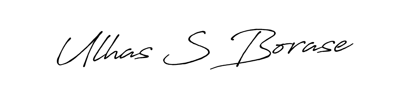 How to make Ulhas S Borase signature? Antro_Vectra_Bolder is a professional autograph style. Create handwritten signature for Ulhas S Borase name. Ulhas S Borase signature style 7 images and pictures png