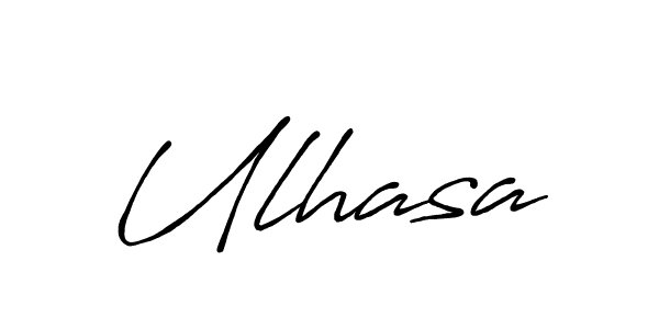 Use a signature maker to create a handwritten signature online. With this signature software, you can design (Antro_Vectra_Bolder) your own signature for name Ulhasa. Ulhasa signature style 7 images and pictures png