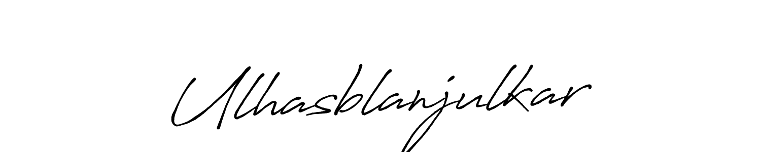 Antro_Vectra_Bolder is a professional signature style that is perfect for those who want to add a touch of class to their signature. It is also a great choice for those who want to make their signature more unique. Get Ulhasblanjulkar name to fancy signature for free. Ulhasblanjulkar signature style 7 images and pictures png