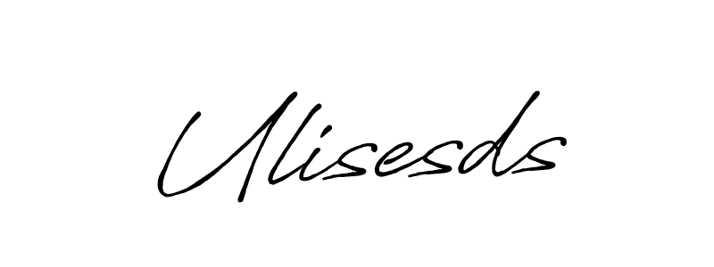 if you are searching for the best signature style for your name Ulisesds. so please give up your signature search. here we have designed multiple signature styles  using Antro_Vectra_Bolder. Ulisesds signature style 7 images and pictures png