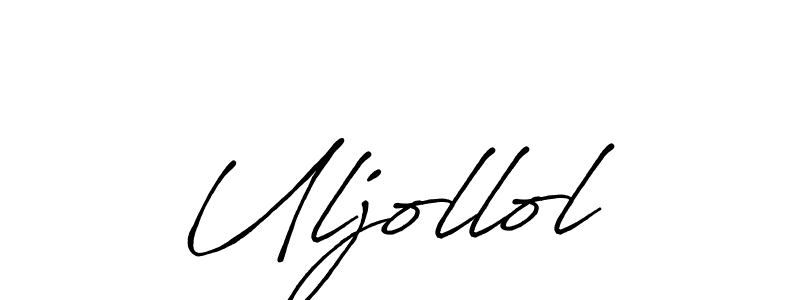 The best way (Antro_Vectra_Bolder) to make a short signature is to pick only two or three words in your name. The name Uljollol include a total of six letters. For converting this name. Uljollol signature style 7 images and pictures png