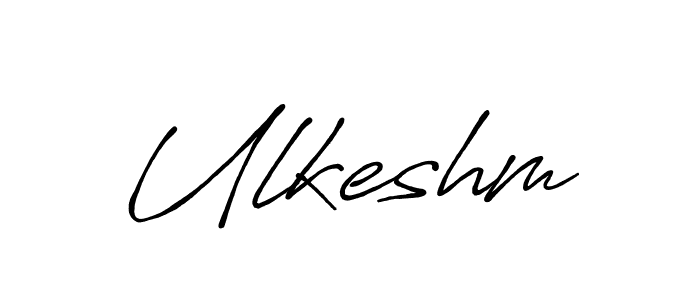 if you are searching for the best signature style for your name Ulkeshm. so please give up your signature search. here we have designed multiple signature styles  using Antro_Vectra_Bolder. Ulkeshm signature style 7 images and pictures png