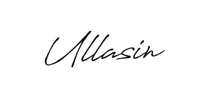 Ullasin stylish signature style. Best Handwritten Sign (Antro_Vectra_Bolder) for my name. Handwritten Signature Collection Ideas for my name Ullasin. Ullasin signature style 7 images and pictures png