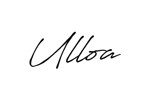 Make a beautiful signature design for name Ulloa. Use this online signature maker to create a handwritten signature for free. Ulloa signature style 7 images and pictures png