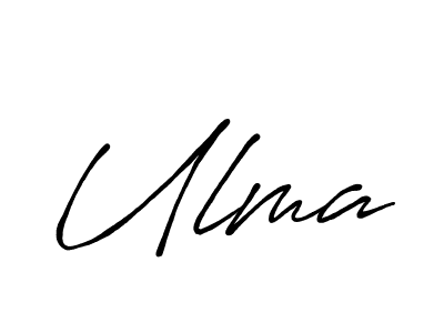 Also we have Ulma name is the best signature style. Create professional handwritten signature collection using Antro_Vectra_Bolder autograph style. Ulma signature style 7 images and pictures png