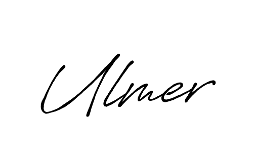 Design your own signature with our free online signature maker. With this signature software, you can create a handwritten (Antro_Vectra_Bolder) signature for name Ulmer. Ulmer signature style 7 images and pictures png