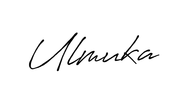 Once you've used our free online signature maker to create your best signature Antro_Vectra_Bolder style, it's time to enjoy all of the benefits that Ulmuka name signing documents. Ulmuka signature style 7 images and pictures png