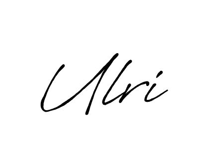 if you are searching for the best signature style for your name Ulri. so please give up your signature search. here we have designed multiple signature styles  using Antro_Vectra_Bolder. Ulri signature style 7 images and pictures png
