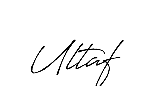 Also we have Ultaf name is the best signature style. Create professional handwritten signature collection using Antro_Vectra_Bolder autograph style. Ultaf signature style 7 images and pictures png
