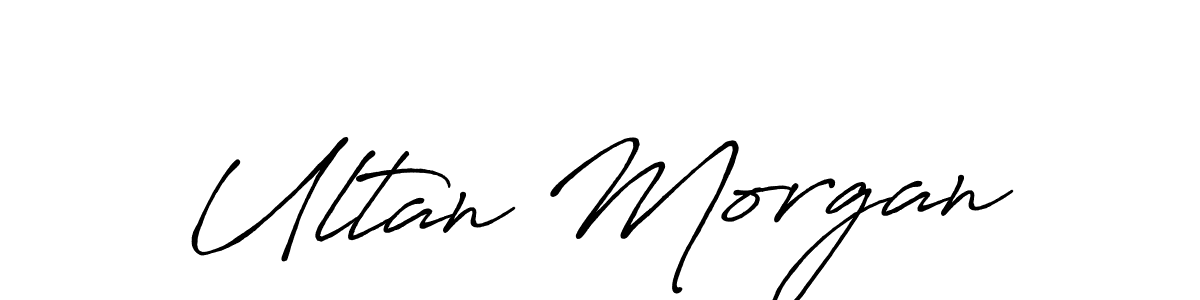 Use a signature maker to create a handwritten signature online. With this signature software, you can design (Antro_Vectra_Bolder) your own signature for name Ultan Morgan. Ultan Morgan signature style 7 images and pictures png