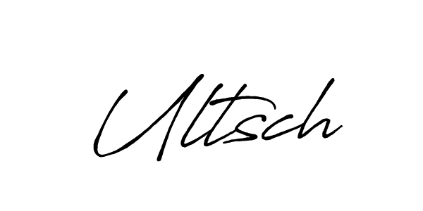 Also we have Ultsch name is the best signature style. Create professional handwritten signature collection using Antro_Vectra_Bolder autograph style. Ultsch signature style 7 images and pictures png