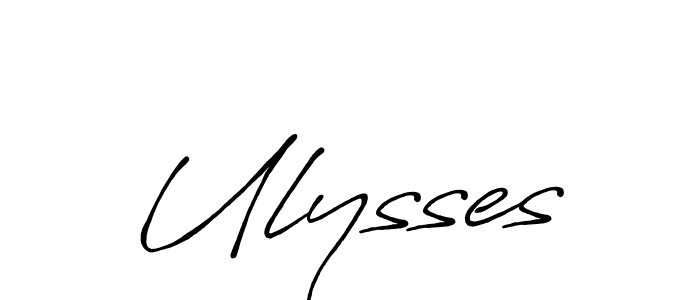 Ulysses stylish signature style. Best Handwritten Sign (Antro_Vectra_Bolder) for my name. Handwritten Signature Collection Ideas for my name Ulysses. Ulysses signature style 7 images and pictures png