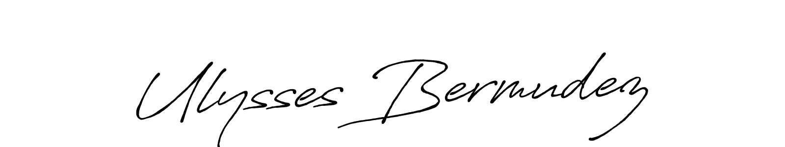 Similarly Antro_Vectra_Bolder is the best handwritten signature design. Signature creator online .You can use it as an online autograph creator for name Ulysses Bermudez. Ulysses Bermudez signature style 7 images and pictures png