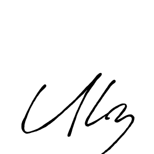 Similarly Antro_Vectra_Bolder is the best handwritten signature design. Signature creator online .You can use it as an online autograph creator for name Ulz. Ulz signature style 7 images and pictures png