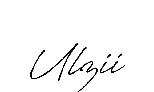 Ulzii stylish signature style. Best Handwritten Sign (Antro_Vectra_Bolder) for my name. Handwritten Signature Collection Ideas for my name Ulzii. Ulzii signature style 7 images and pictures png