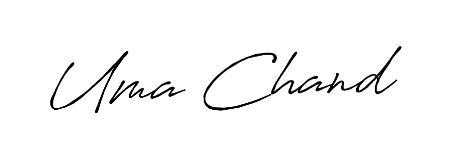 Here are the top 10 professional signature styles for the name Uma Chand. These are the best autograph styles you can use for your name. Uma Chand signature style 7 images and pictures png