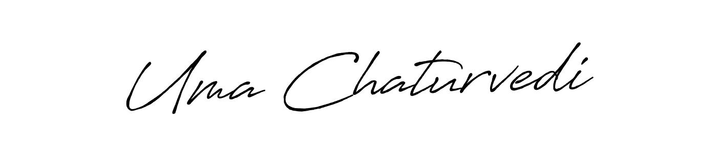 You can use this online signature creator to create a handwritten signature for the name Uma Chaturvedi. This is the best online autograph maker. Uma Chaturvedi signature style 7 images and pictures png