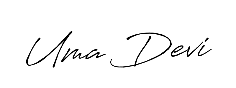 if you are searching for the best signature style for your name Uma Devi. so please give up your signature search. here we have designed multiple signature styles  using Antro_Vectra_Bolder. Uma Devi signature style 7 images and pictures png