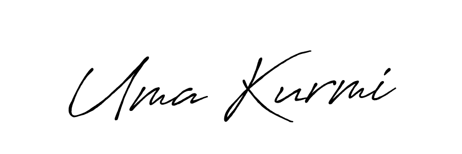 How to make Uma Kurmi name signature. Use Antro_Vectra_Bolder style for creating short signs online. This is the latest handwritten sign. Uma Kurmi signature style 7 images and pictures png